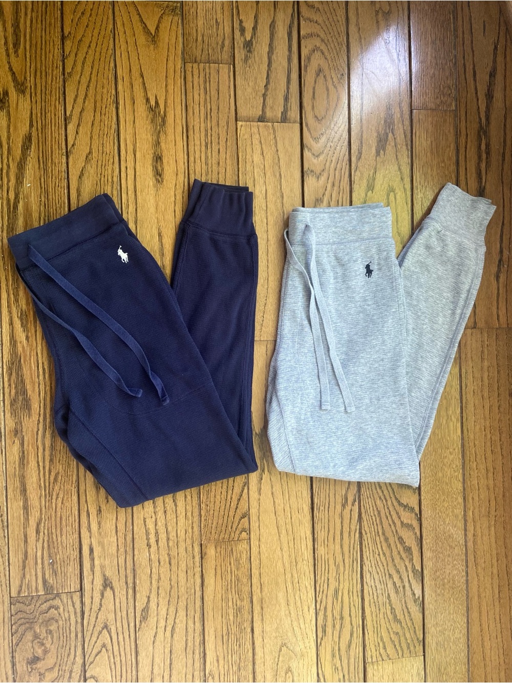 Polo Ralph Lauren Boys Waffle Knit Sleepwear Pants, 2 Pieces, size 12-14 Slim